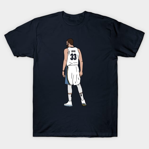 Marc Gasol Back-To T-Shirt by rattraptees